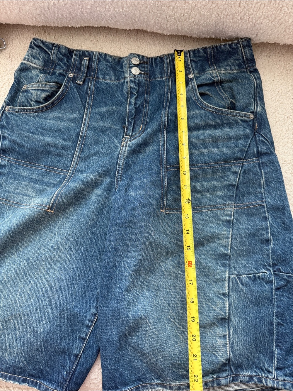 We The Free The Free Extreme Measures Barrel Shorts Size 31 - Picture 6 of 12